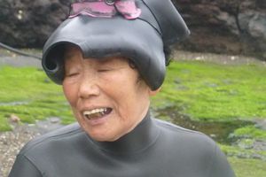 Seongsan (1) ...  Un volcan et des femmes-plongeuses