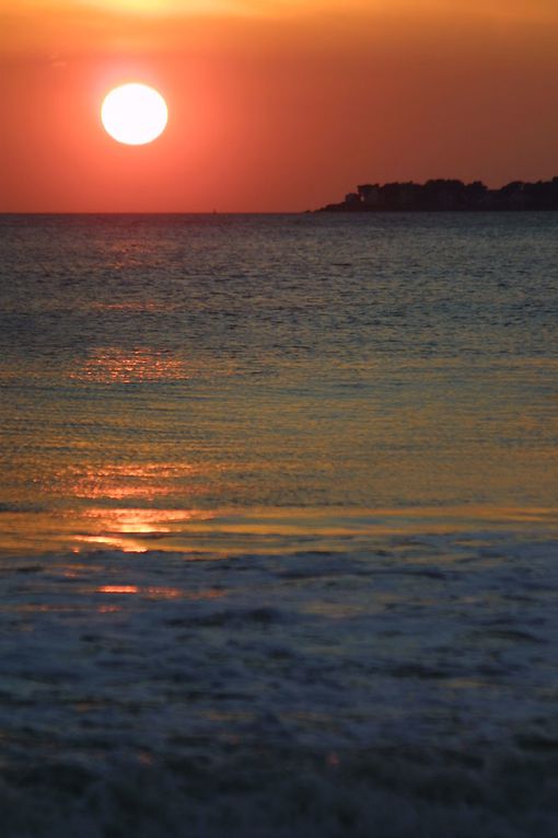 Couché de soleil baie de La Baule - Photos Thierry Weber Photographe de Mer Guérande La Baule