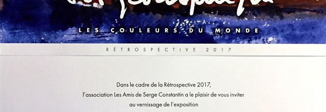 Ile Maurice, Rose Hill, Galerie du Plaza & Institut Français, commissariat de l'exposition "Serge Constantin, les couleurs du monde", du 17 septembre au 14 octobre 2017...
