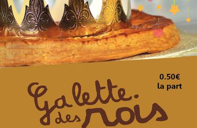 Goûter du Vendredi 16 Janvier speciale Galette des rois !!