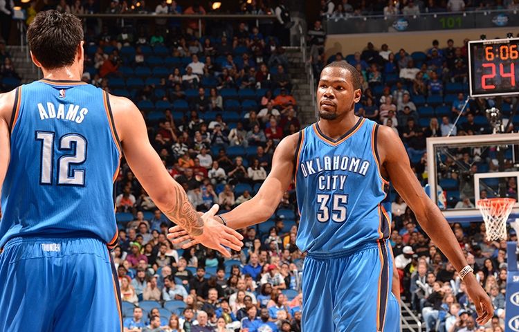 Kevin Durant et le Thunder en balade