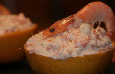 Pamplemousse aux crevettes