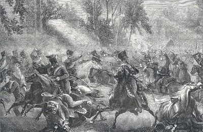 Les derniers combats de la Grande armée.