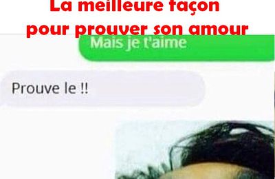 Que faire pour prouver son amour