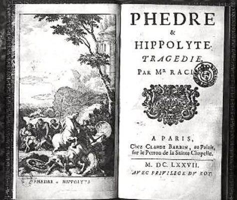 1er janvier 1677 : première représentation de "Phèdre" de Racine...