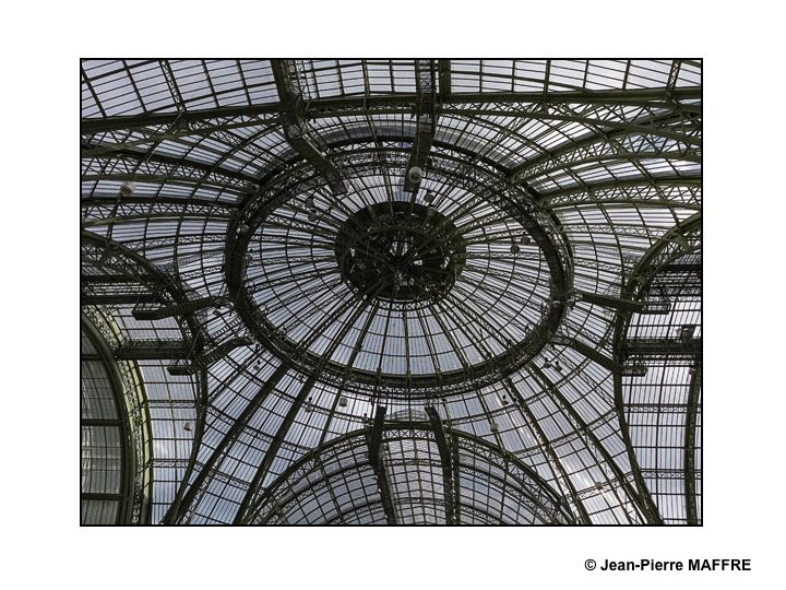 Classé monument historique depuis novembre 2000, le Grand Palais a été construit pour l’exposition universelle de 1900. Sa grande coupole est composée d'acier et de verre.