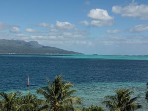 Le plus beau spot de Tahaa à mon avis à proximité de Poutoru au sud de l'île, le lagon y est magnifique avec toutes ses nuances de bleus.