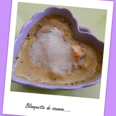 Blanquette de saumon