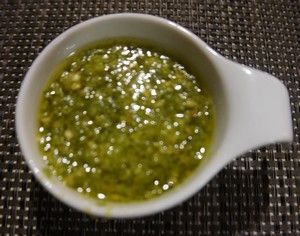 Piment d'accompagnement de la recette.