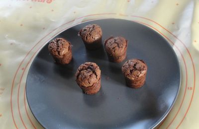mini muffins chocolat / pralin