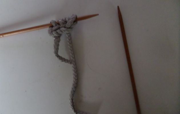tricoter à l'endroit ou au point mousse - knit