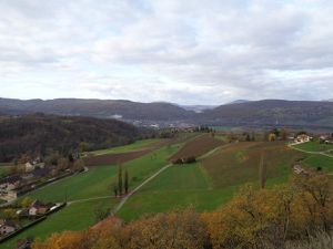 Vues depuis le Mont Lierre et le bord du Rhône.