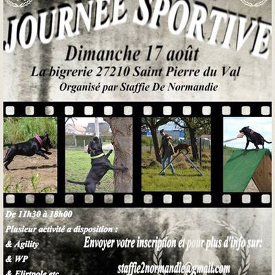 Journée Sport Fun Staffie - Normandie