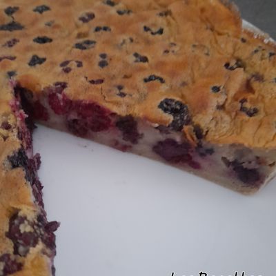 Clafoutis aux mûres sauvages IG bas