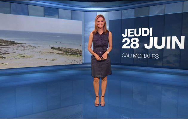 Cali Morales Météo M6 le 28.06.2018