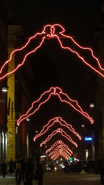 Turin, &quot;Luci d'Artista&quot; quant les lumières se font &quot;art&quot;, lumières d'artistes c'est du 31 octobre 2018 au 13 janvier 2019 !