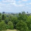 Vue sur Cergy depuis les étangs 