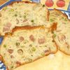 Cake jambon cantal petits-pois