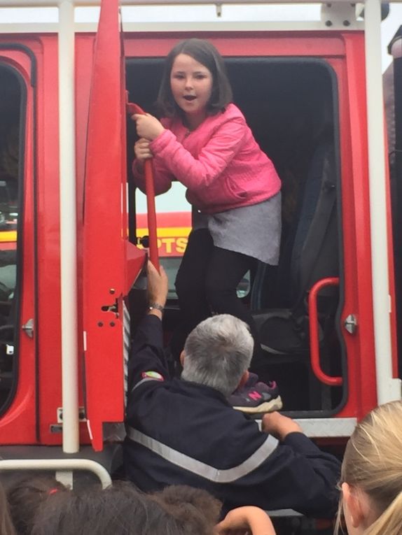 Visite de la caserne des pompiers de Carnac