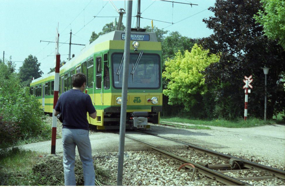 l'ANAT association Neuchâteloise des amis du tram c'est faite lors de la disparition du dernier tram urbain de Neuchâtel qui faisait Peseux Corcelles ligne 3