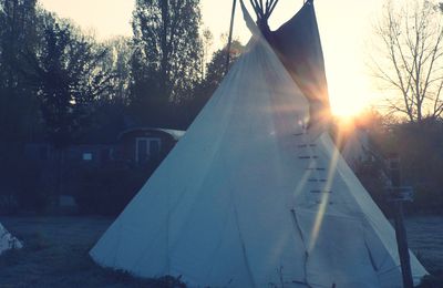 une nuit dans un tipi