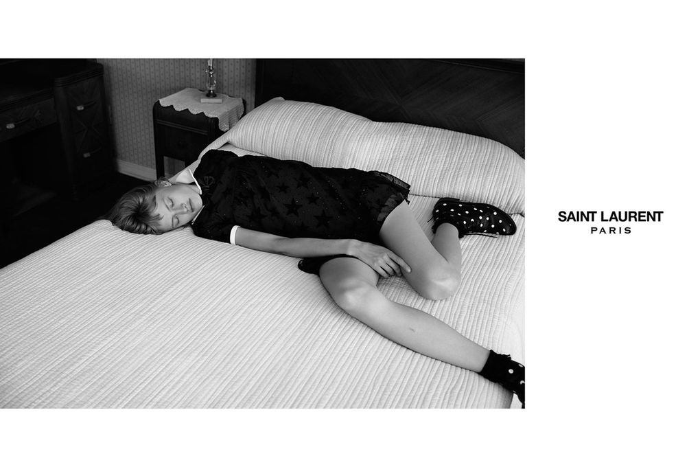 Klara Kristin & Jack Kilmer © Hedi Slimane for © Saint Laurent