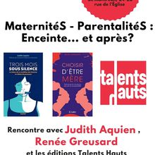 MartenitéS-ParentalitéS-Enceinte...et après ? Rencontre à la Maison des Femmes de Montreuil - Samedi 12 mars 2022