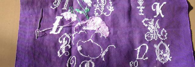 défi broderie, des nouvelles de mes nouvelles copines...
