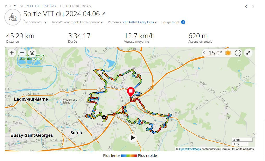 Retour au VTT pour la préparation au Roc D'Ardenne, 45Km D+620m, avec Patrice et Chris. Beau temps mais terrain très gras.