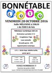 Vendredi 28 Octobre 2016 Loto à Bonnétable. 