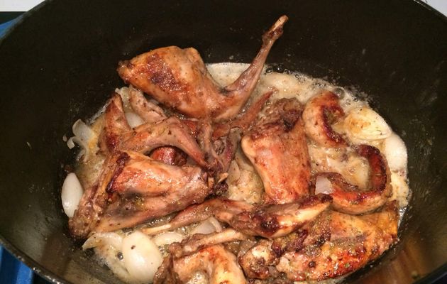 Lapin au vin blanc