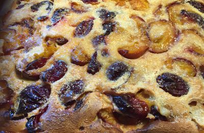 Le clafoutis aux prunes de Papi Gérard