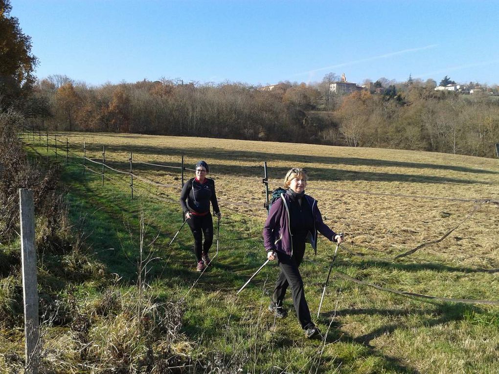 MARCHE NORDIQUE D'AUZIELLE A FOURQUEVAUX