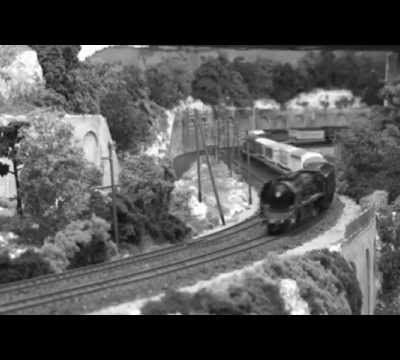 Train miniature HO Chalindrais ligne 2 (2ème réseau d'André Gay) vidéo 64