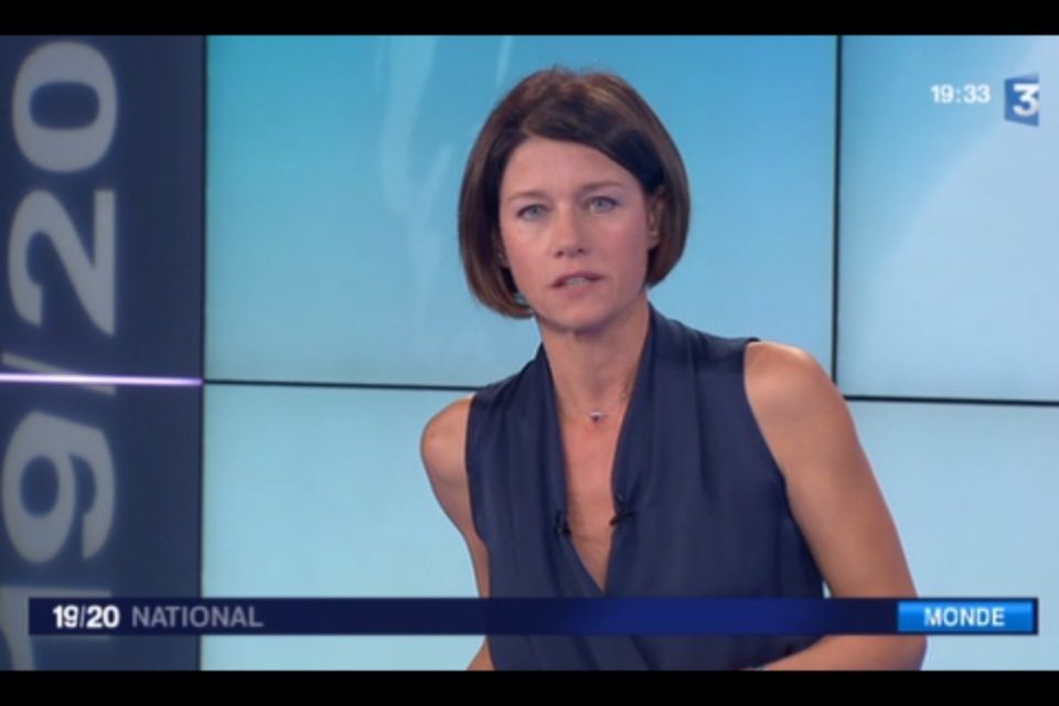 [2012 09 18] CAROLE GAESSLER - FRANCE 3 - LE 19 20 @19H30