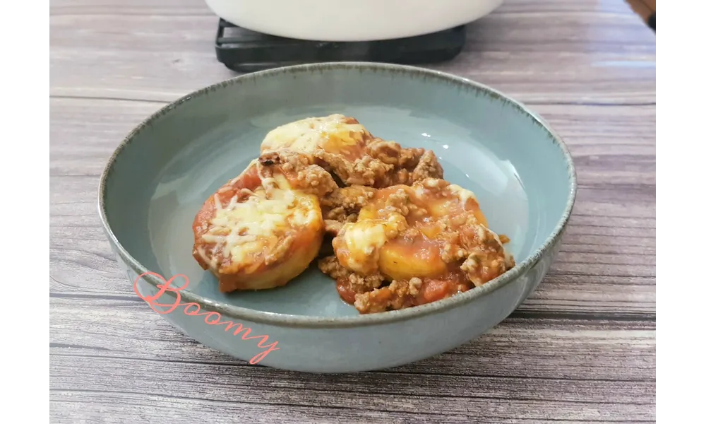 Gratin d'artichauts à la bolognaise