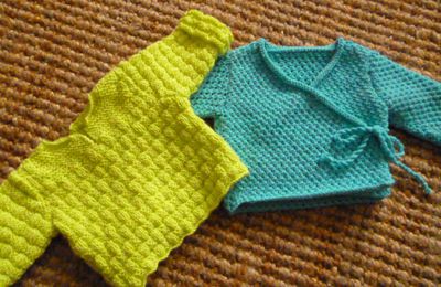 Derniers tricots en taille naissance/ 1 mois