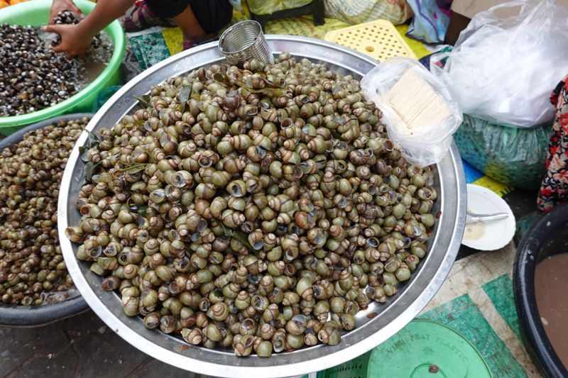 Les marchés Cambodgiens