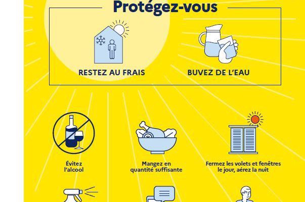 Il fait très chaud, adoptez les bons reflexes