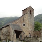 Eglise Santa Grazi , Saint-Engrâce ( Pyrénées-Atlantiques 64 ) A