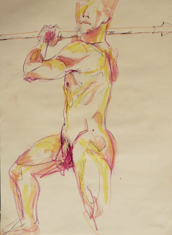 croquis nus modele vivant