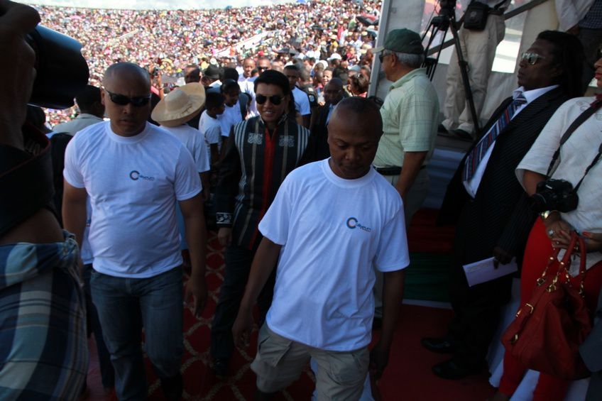 Dans le cadre du IIè anniversaire de la IVèRépublique, le couple présidentiel, Andry et Mialy Rajoelina, a inauguré le «Coliseum de Madagascar» sis à Antsonjombe. 5è partie. Photos: Harilala Randrianarison