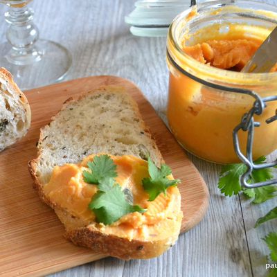 Tartinade de lentilles corail et carottes