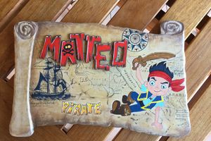 Plaque de porte pour petit pirate