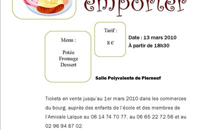 Repas de l'amicale laïque de PLERNEUF