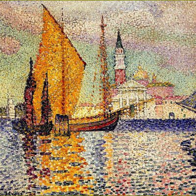 Venise par les peintres -  Henri Edmond Cross -  Venise - San Giorgio Maggiore 1904