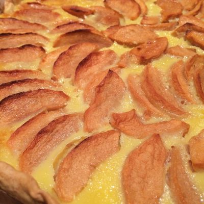 La tarte aux pommes à l'Alsacienne 