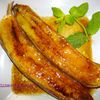 BANANES ROTIES SAUCE AU RHUM