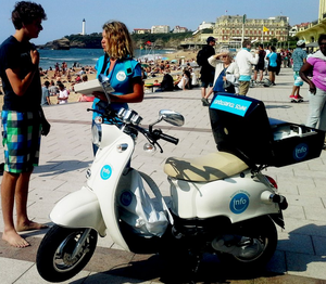 Opération street marketing pour l'Office de Tourisme de Biarritz