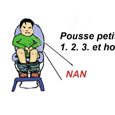 Petit truc pour parents: Rendre la transition couche/ toilette amusante.